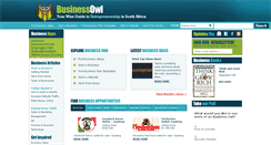 Desktop Screenshot of businessowl.co.za